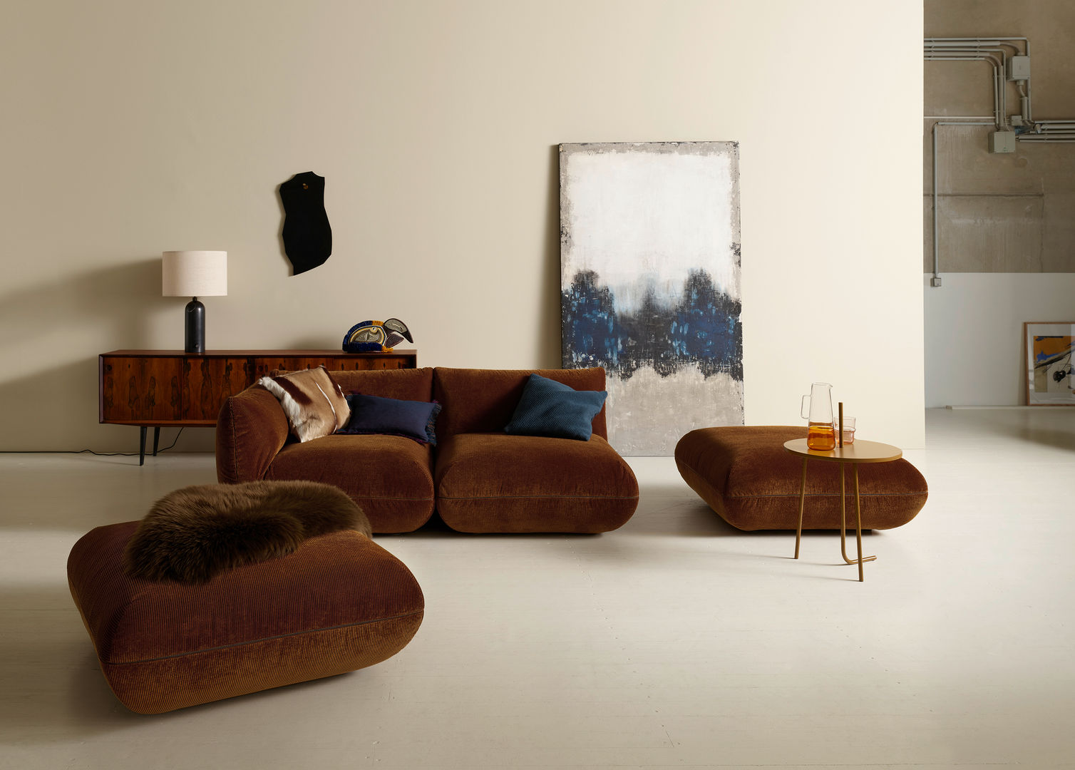 Jalis21 Sofa , ​COR Sitzmöbel Helmut Lübke GmbH & Co. KG ​COR Sitzmöbel Helmut Lübke GmbH & Co. KG Modern living room Sofas & armchairs