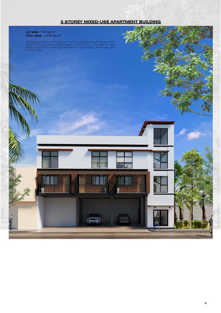 Mixed Use Building Design Apartments And Commercial Building ...