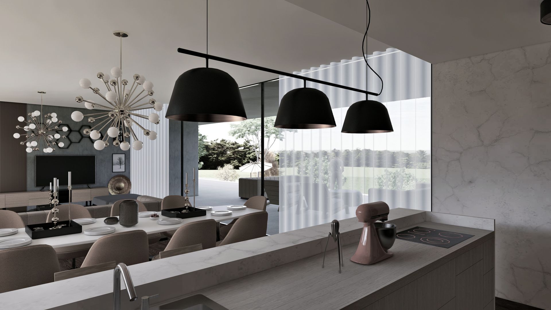 Casa Marco, Esboçosigma, Lda Esboçosigma, Lda Modern dining room