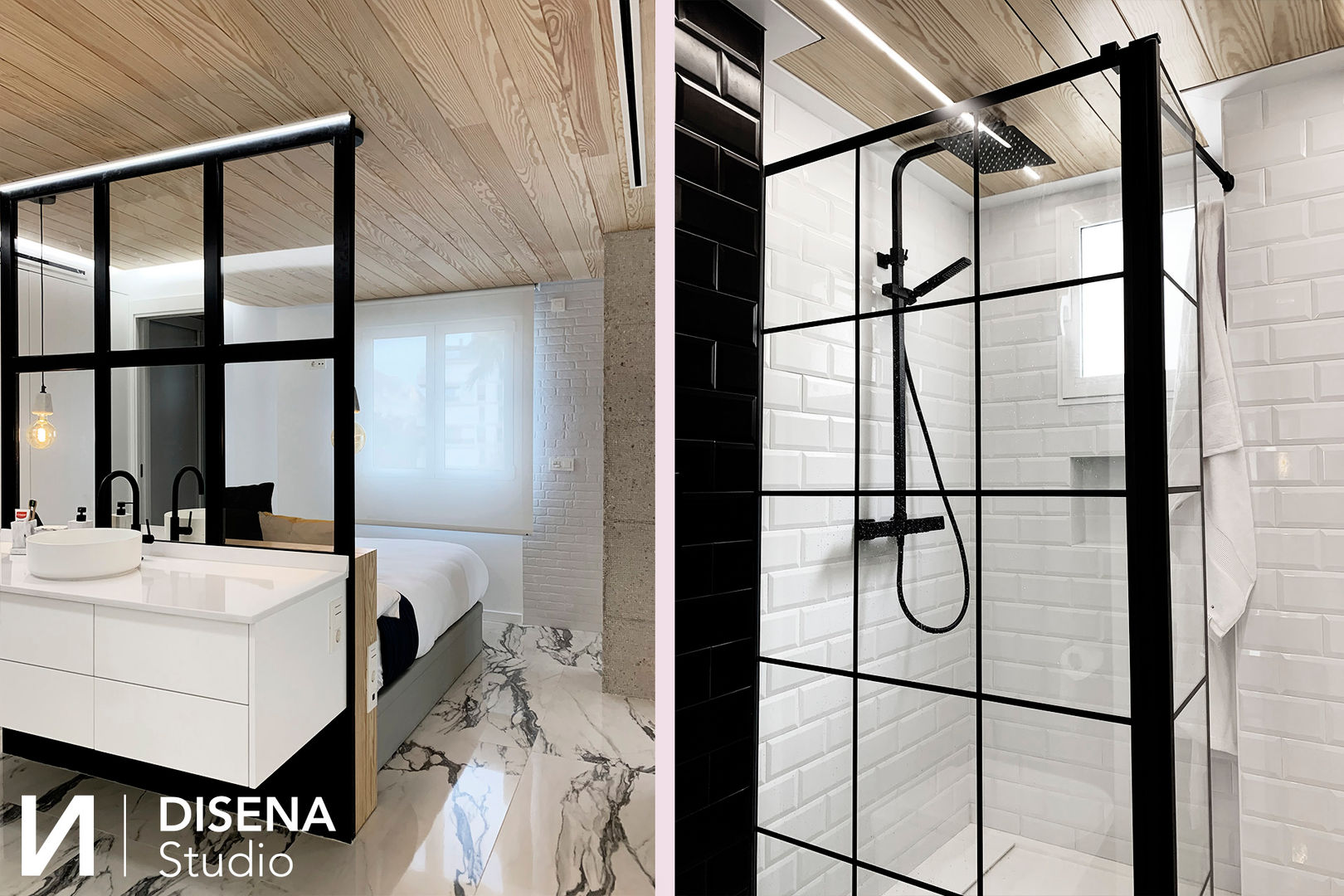 Baño DISENA studio Baños de estilo minimalista