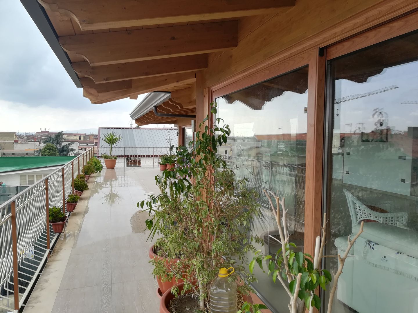 Copertura per civile abitazione, WOOD PLANNER WOOD PLANNER Balkon Ahşap Ahşap rengi