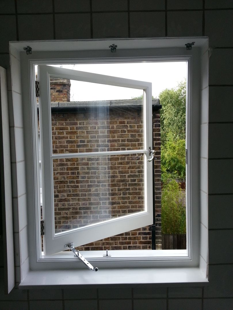 Casement window Repair A Sash Ltd 木製サッシ エンジニアリングウッド 透明 casement window