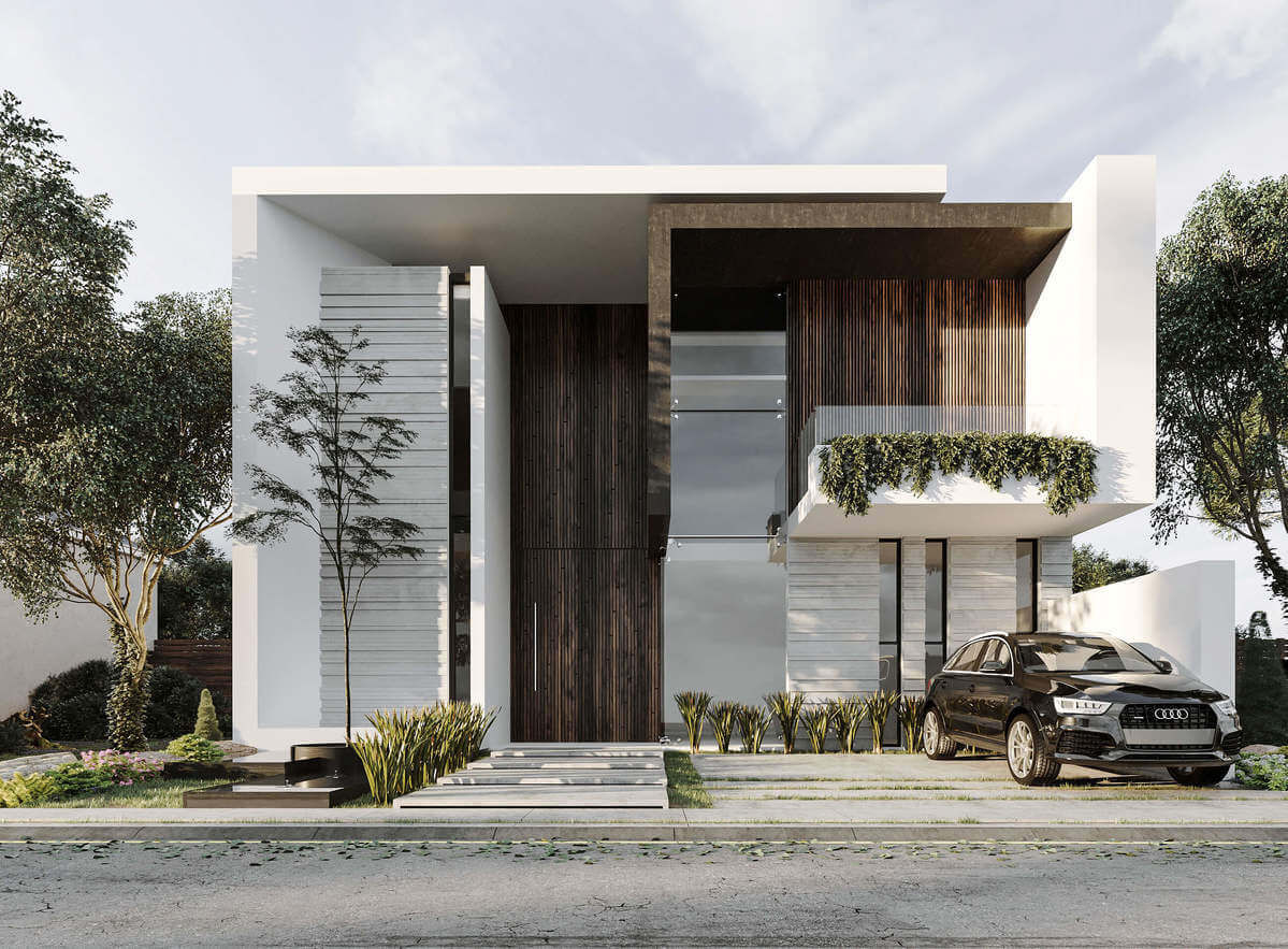 Residencias en venta en el fraccionamiento Bugambilias, Zapopan, Jalisco, México. Rebora Arquitectos Casas de estilo moderno Hormigón