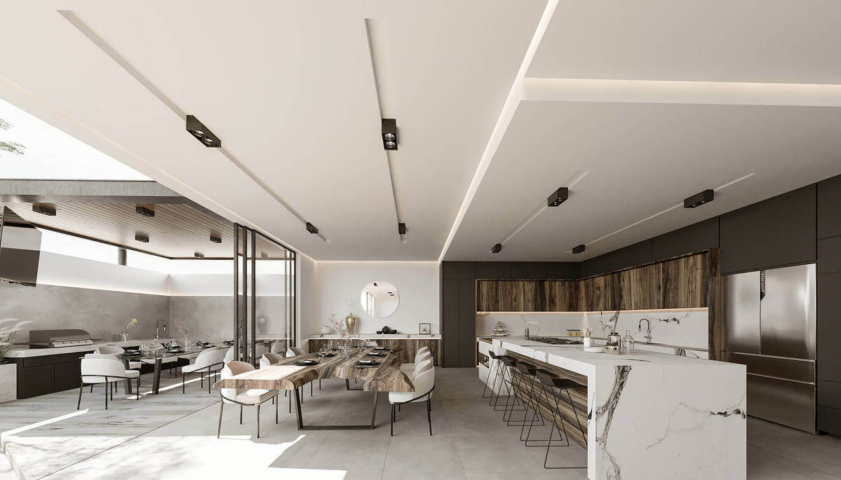 Casas en venta en Bugambilias, Zapopan Jalisco , Rebora Arquitectos Rebora Arquitectos Kitchen Marble