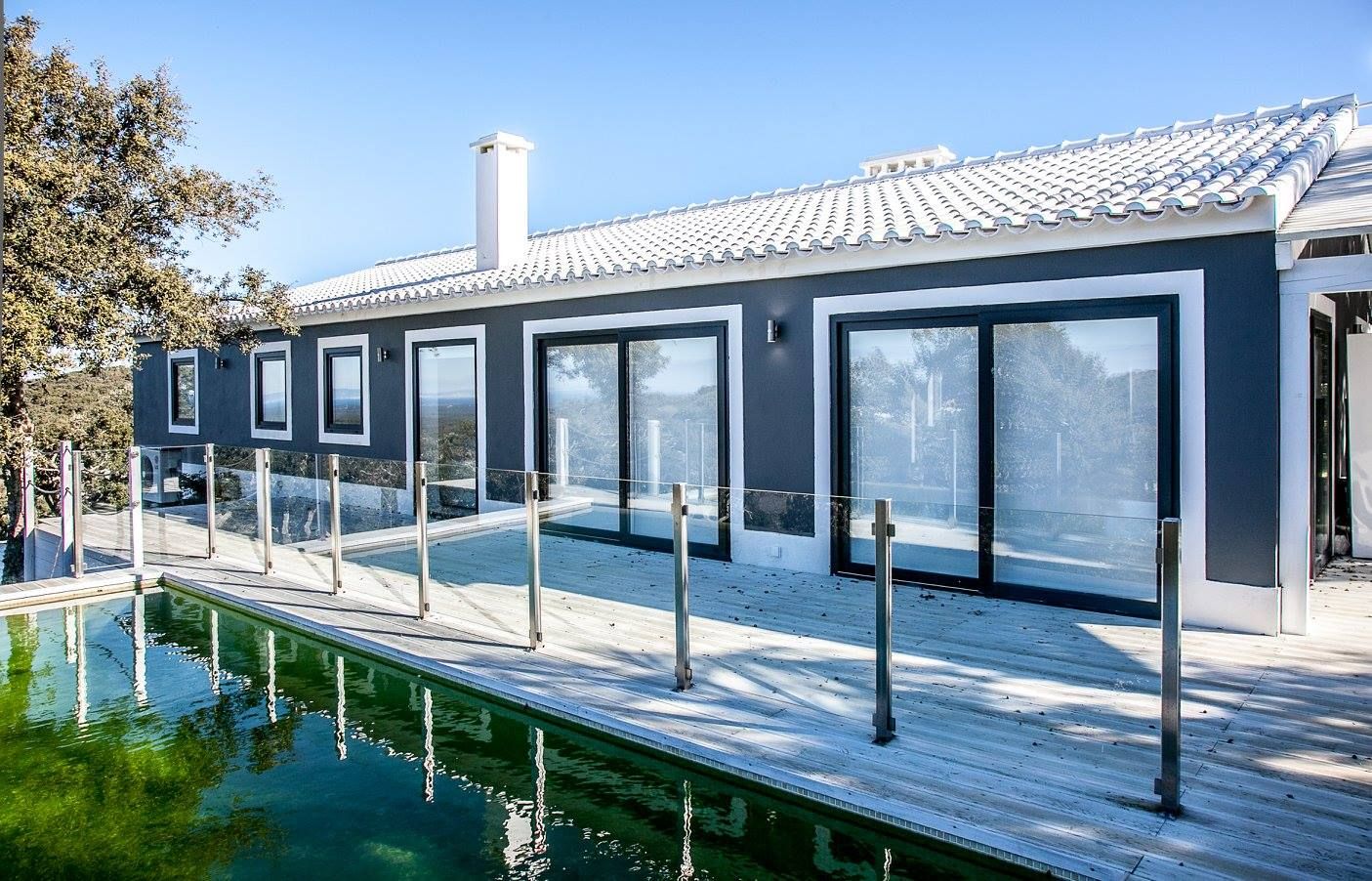 Lounge CB|arq Casas mediterrânicas Tijolo piscina praia campo casa madeira deck decapé rustico moderno minimalista jardim