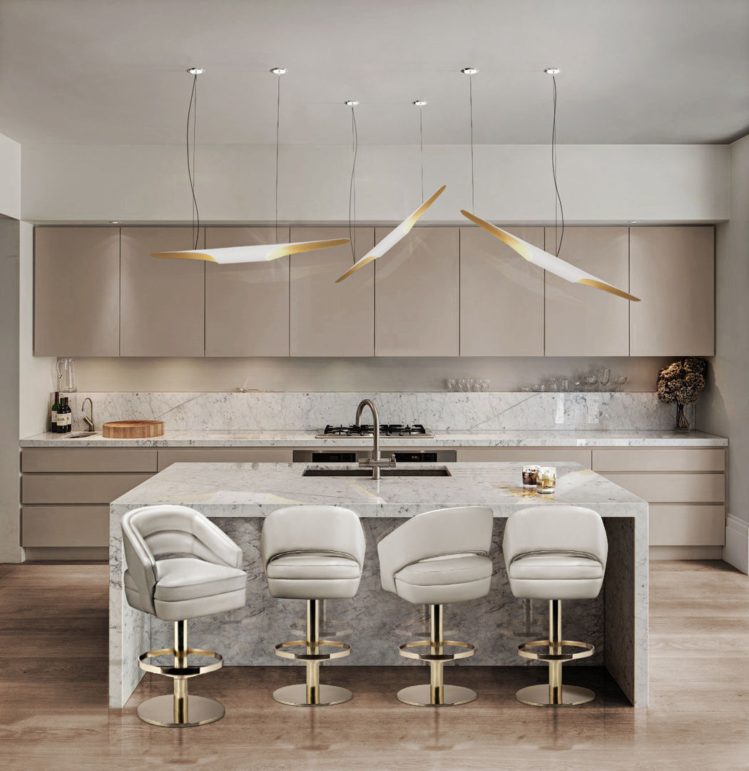 Suspension DelightFULL Built-in kitchens Modern, Design, decor, luxury, decoration, craftsmanship, handmade, handcrafted, inspiration, sophisticated, details, chic, exclusive, interior design, mid-century style, contemporary, high-end, lighting, lamp, home lighting, lights, pendant lamp, kitchen