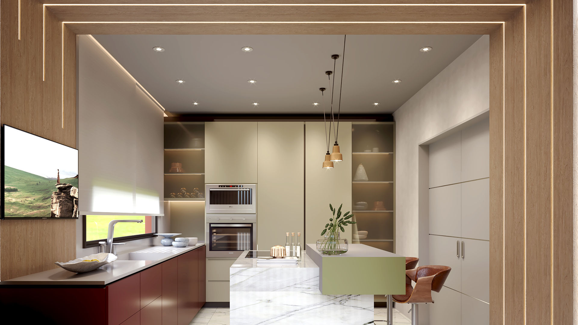Cozinha tendências para 2021, Davivero Davivero Modern kitchen MDF Bench tops