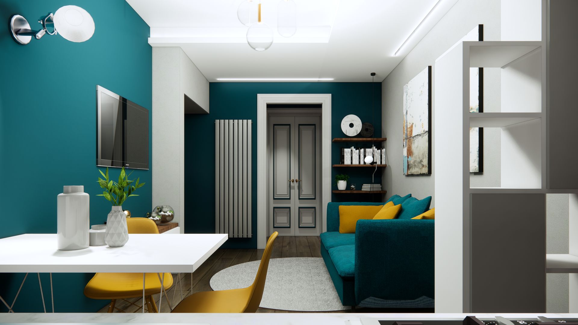 Color design: l'importanza del colore nei miei progetti di interior design, Silvia Camporeale Interior Designer Silvia Camporeale Interior Designer Вітальня Інженерне дерево Прозорий