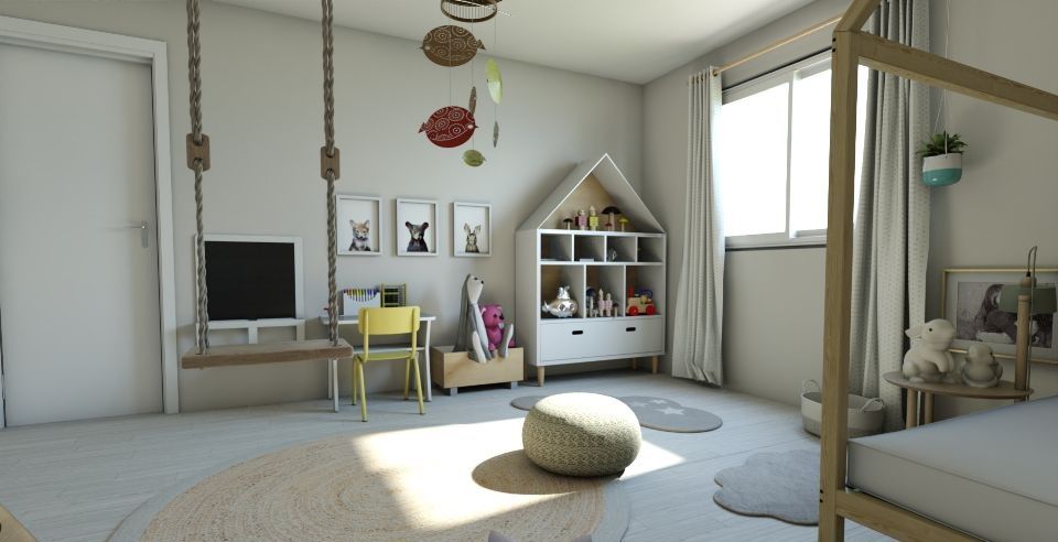 Habitación Montessori, Gabi's Home Gabi's Home 嬰兒房/兒童房 衣櫥與衣櫃