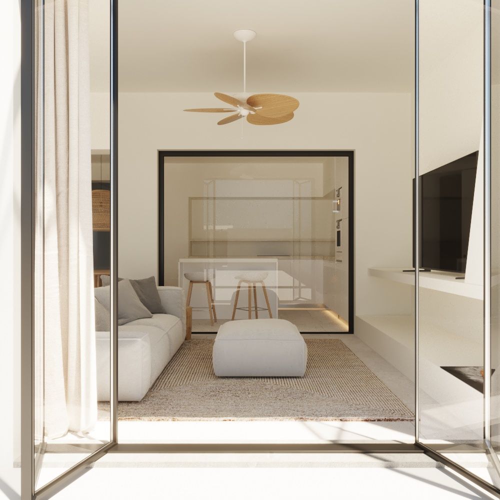 Reforma integral casa en Mallorca, ponyANDcucoBYgigi ponyANDcucoBYgigi Salones de estilo minimalista