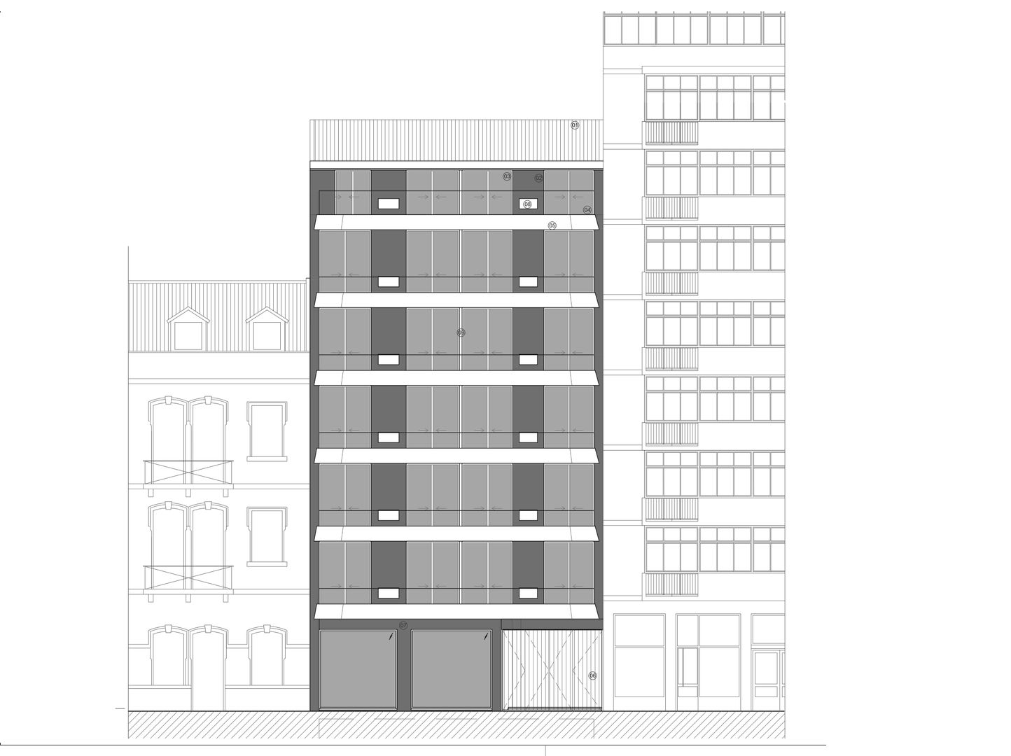 Facade Design Architecture TOTE SER Multi-Family house