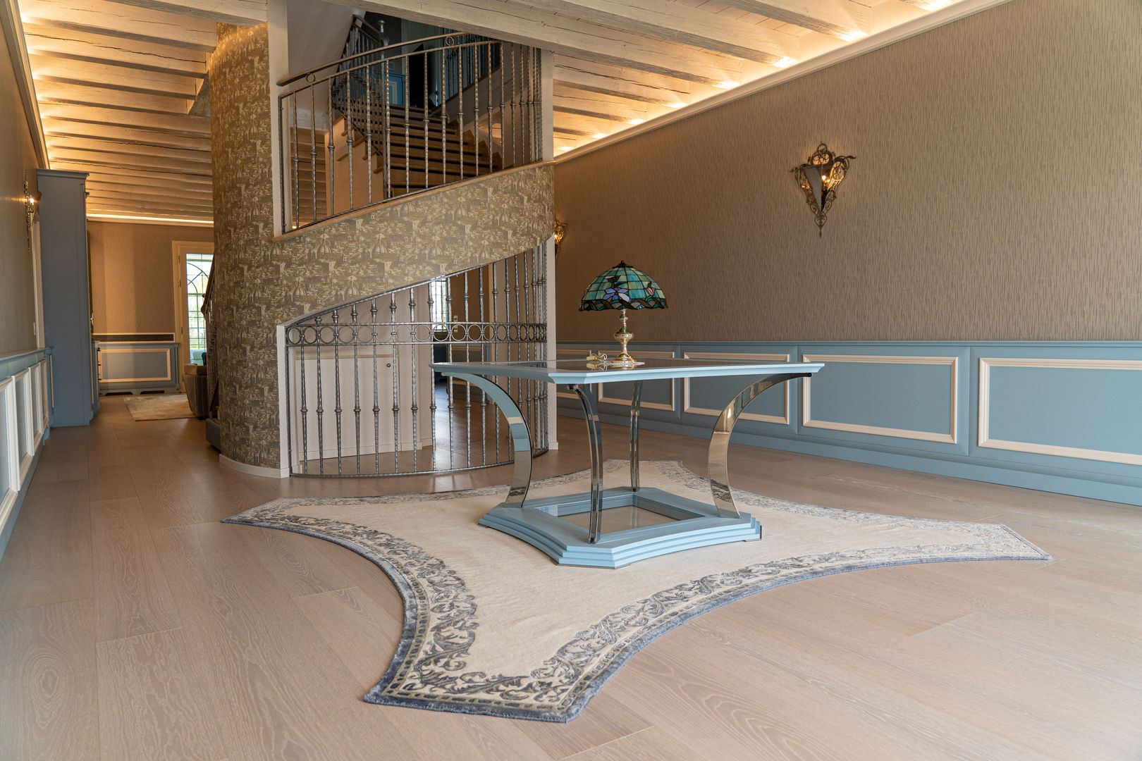 Villa rustica - Brummel, Brummel Brummel Rustic style corridor, hallway & stairs