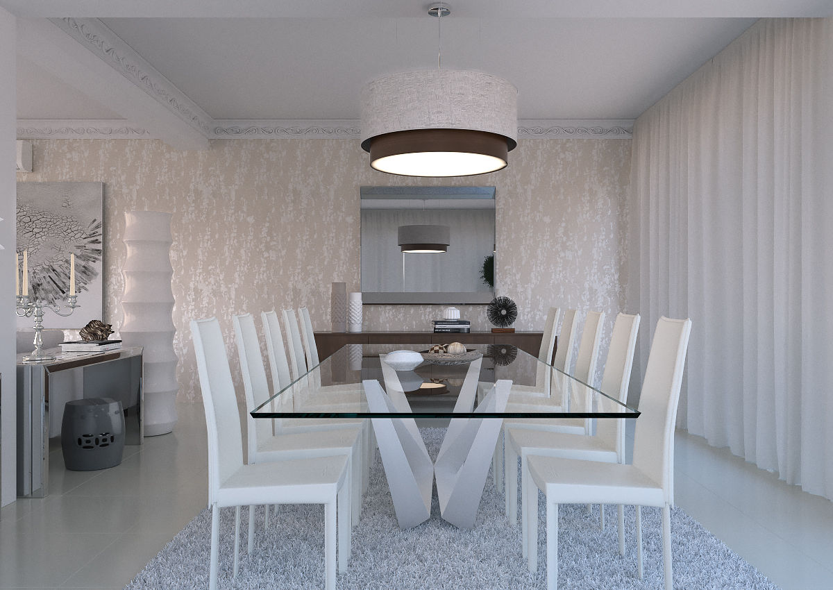 Neutral House, Baobart Arquitetura e Design Baobart Arquitetura e Design Modern dining room