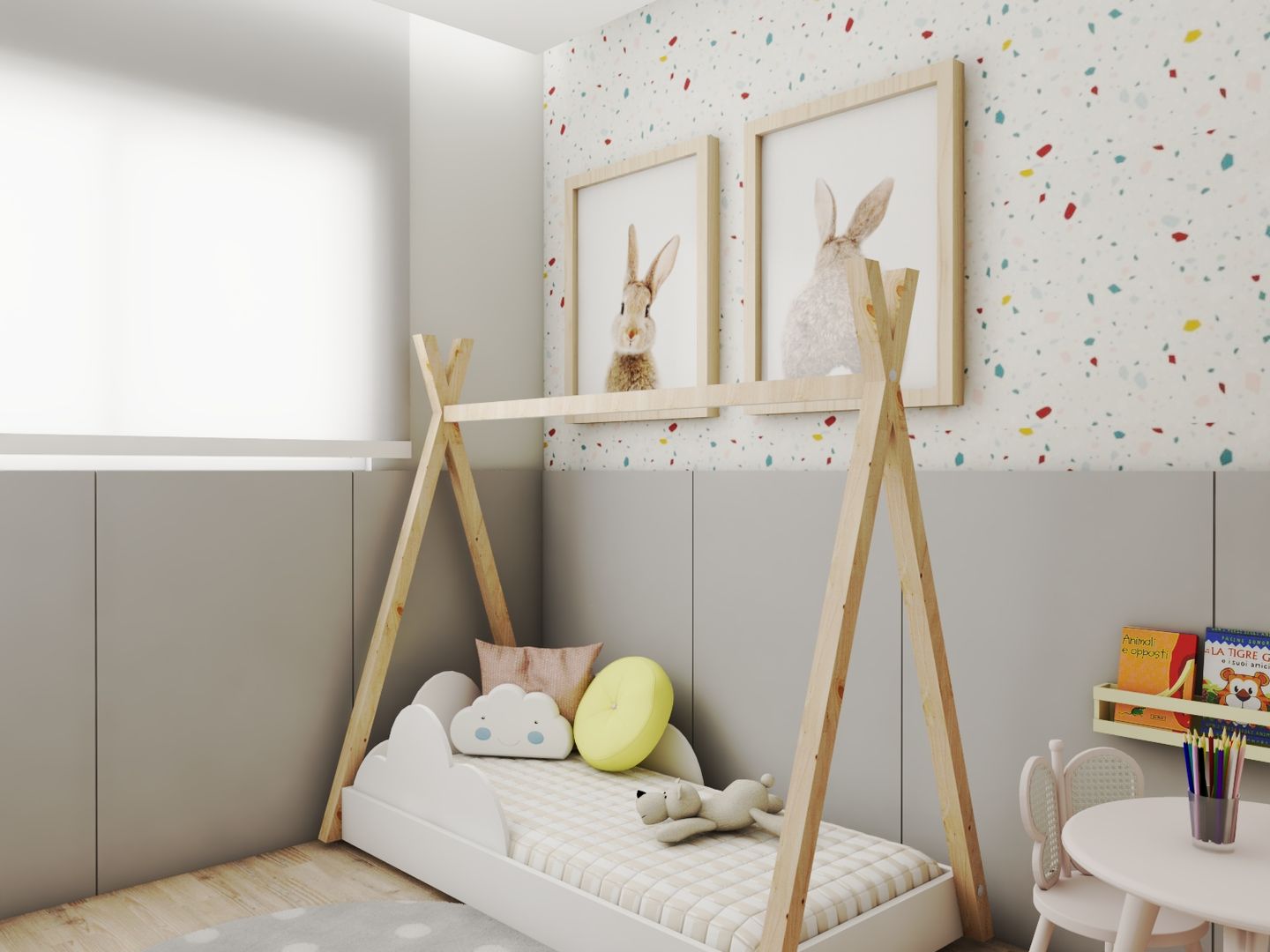 DUO MORUMBI - AP BBH, Studio M Arquitetura Studio M Arquitetura Modern nursery/kids room