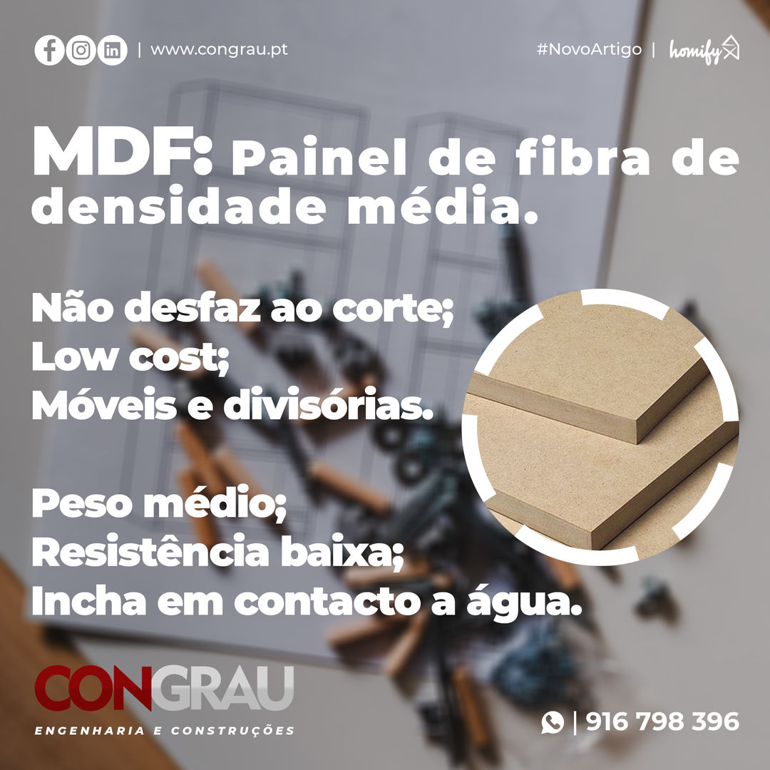 MDF, MDP ou HDF? Prós e contras de cada material!, Congrau Engenharia Congrau Engenharia