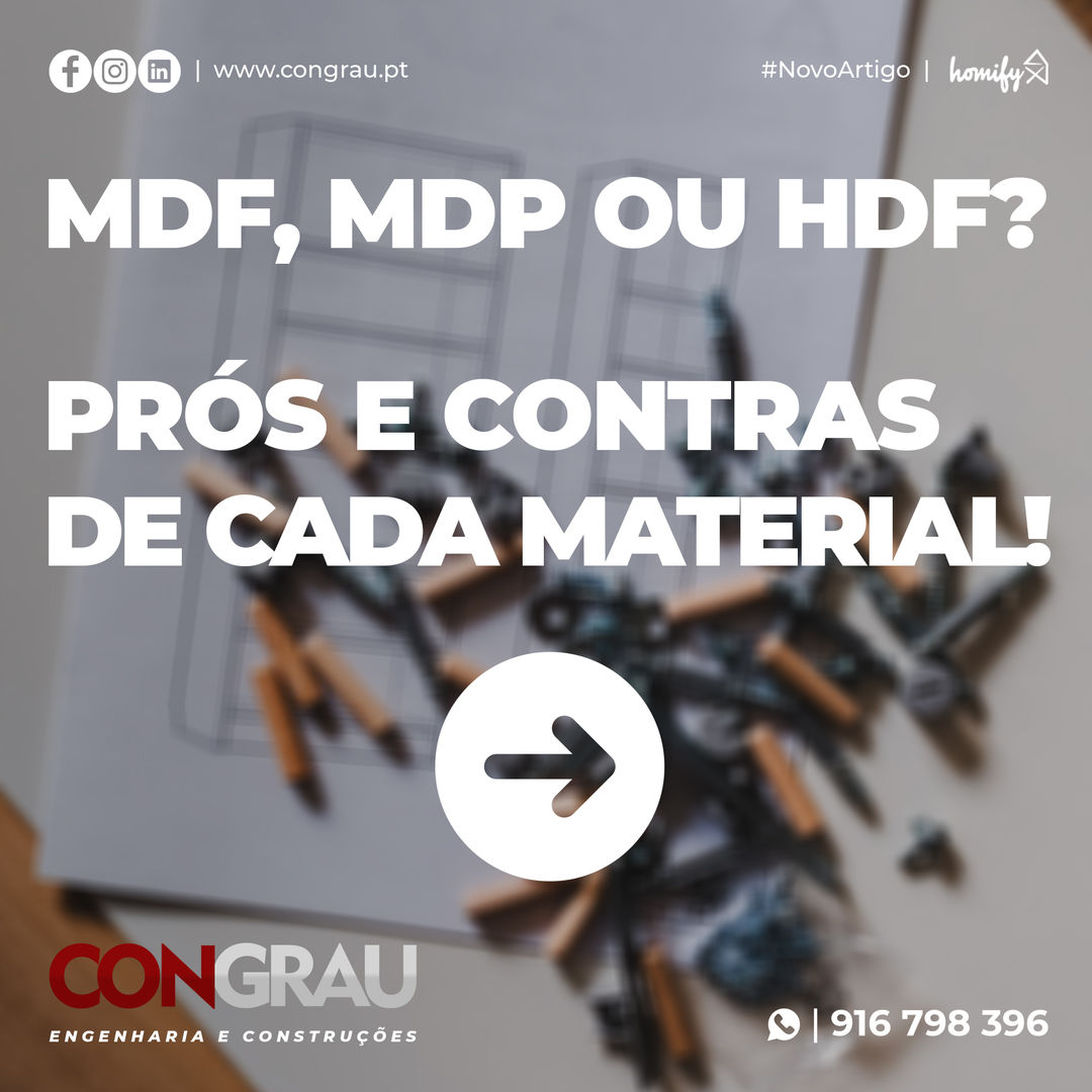 MDF, MDP ou HDF? Prós e contras de cada material!, Congrau Engenharia Congrau Engenharia