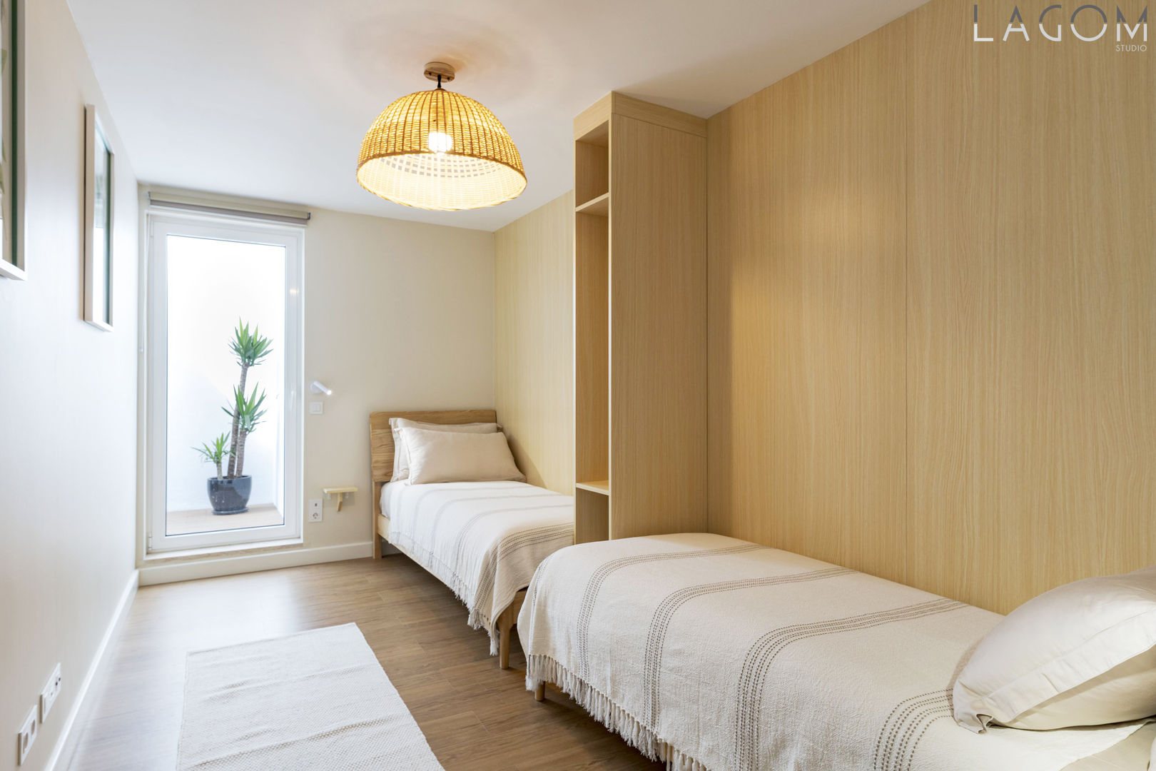 Aparthotel em Santos, Lagom studio Lagom studio Commercial spaces لکڑی Wood effect Hotels