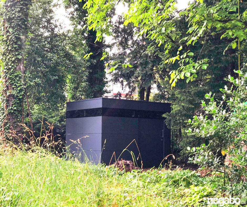 HPL Design Gartenhaus von nogabo in München homify Bahçe kulübesi Gartenhaus,Gerätehaus,Poolhaus,HPL,Design,nogabo,Trespa