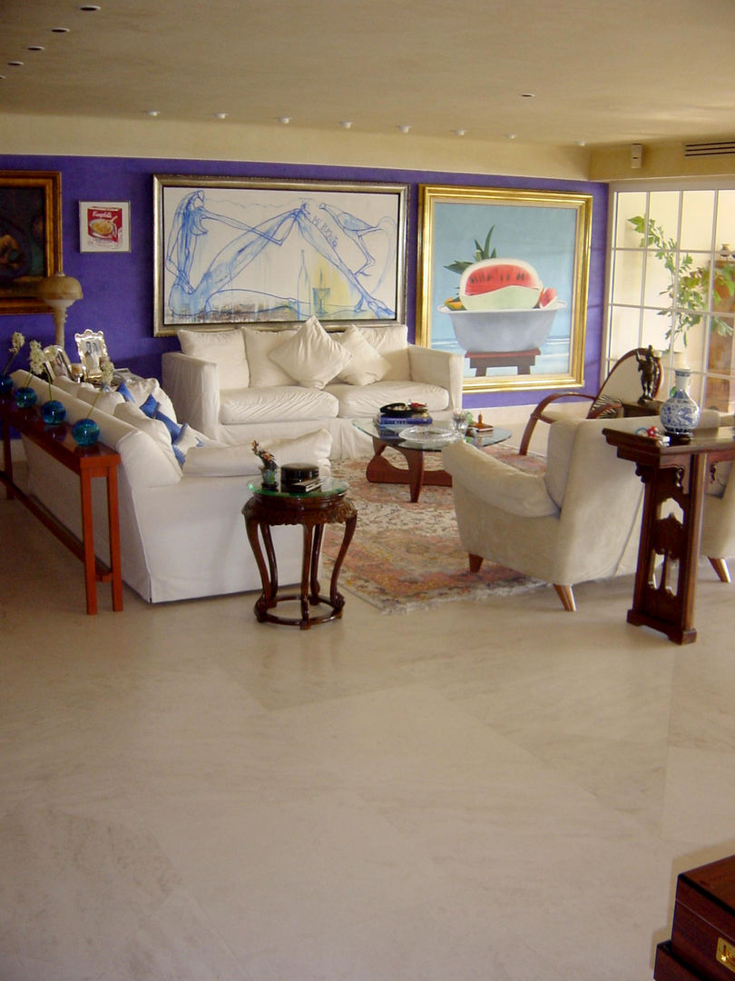 White Travertine Referance , Reisoğlu Mermer Reisoğlu Mermer Гостиная в стиле модерн