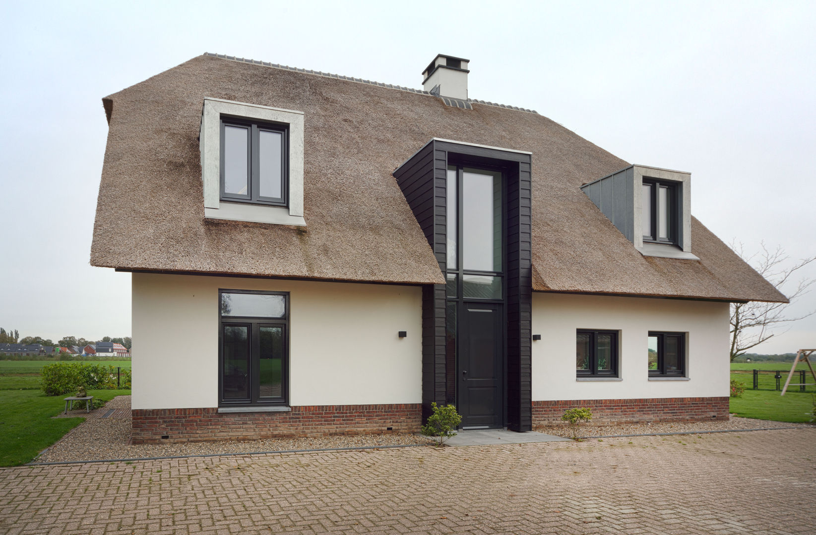 Moderne woonboerderij, Architectenburo Mosterman Architectenburo Mosterman Fincas