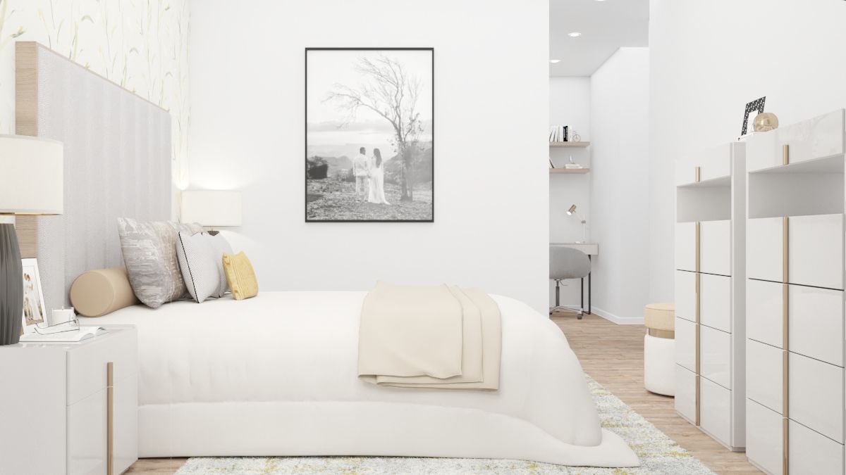 Projeto Campo de Ourique, Ginkgo Design Studio Ginkgo Design Studio Small bedroom MDF