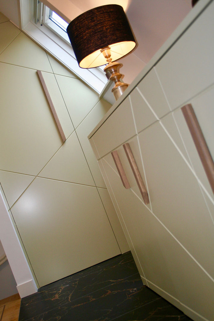 Zigzag patroon MEF Architect Moderne woonkamers Hout Hout zigzag patroon,Kasten & dressoirs
