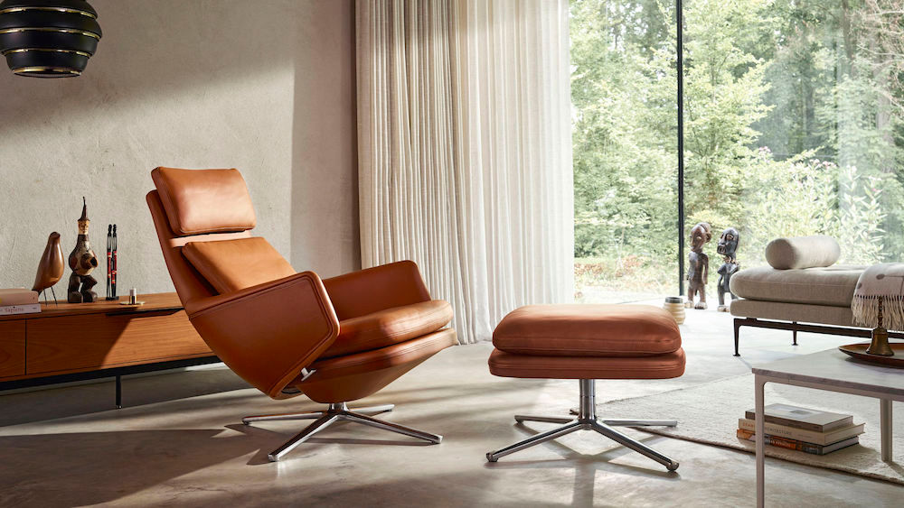 2019 : Le Grand Relax d’Antonio Citterio Création Contemporaine Bureau moderne Lounge, Vitra, Fauteuils,Accessoires & décorations