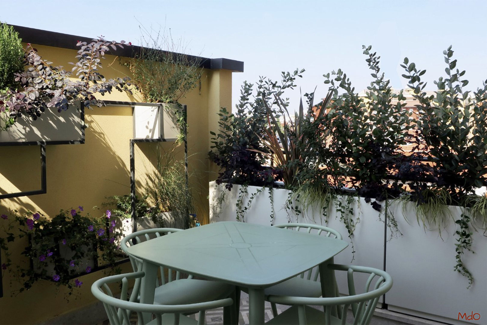 Quadro vegetale, MICOL DALL'OGLIO GARDEN DESIGN MICOL DALL'OGLIO GARDEN DESIGN Terrace