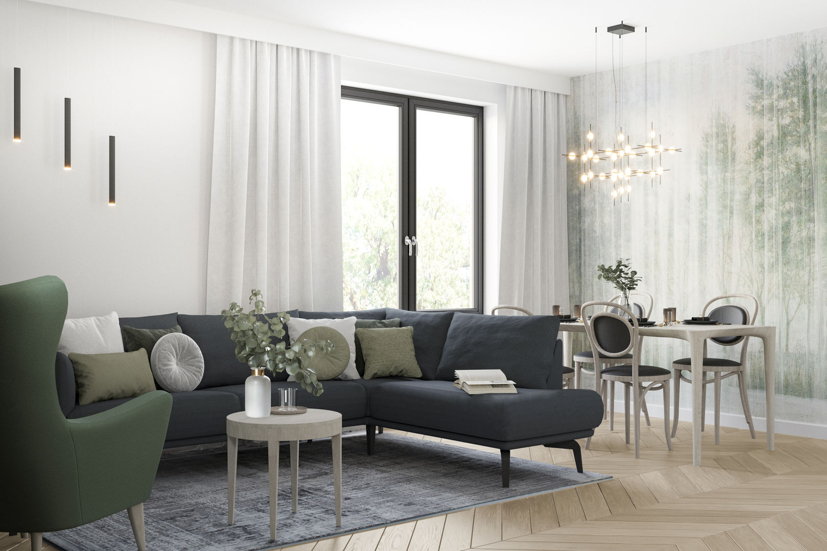 Modern und gemütlich: Ferienwohnung in der alten Heimat, Ambiente1 Ambiente1 Living room