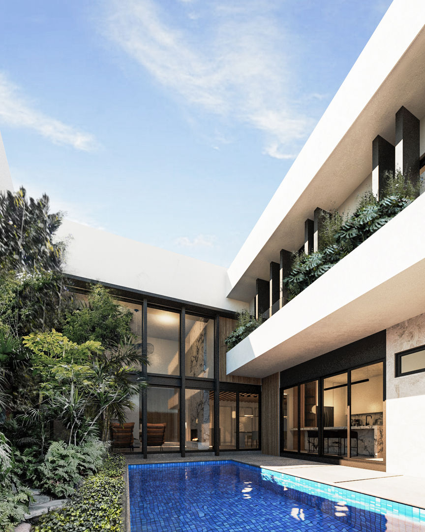 Casa El Charro II, gb arquitecto gb arquitecto Modern home