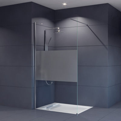 Walk-In Dusche Maßanfertigung - Hades EUROMAX GmbH Ausgefallene Badezimmer Glas Dusche, Glasdusche, Walk-In Dusche, Glastrennwand, Duschkabine, Dusche aus Glas, Dusche nach Maß, Badezimmer