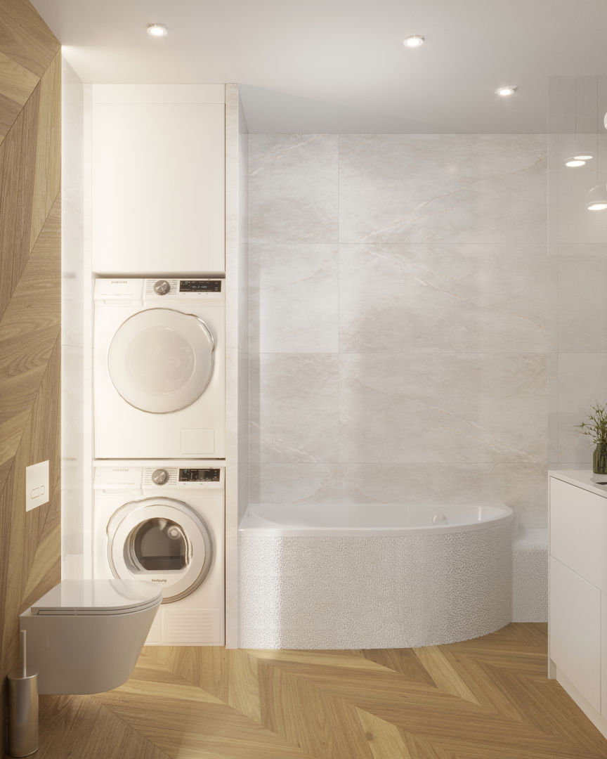 Badumbau: ein modernes, funktionales und gemütliches Badezimmer | homify