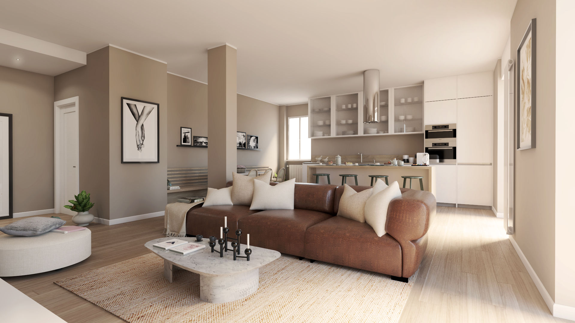 Zona living MA Living Srl Soggiorno moderno