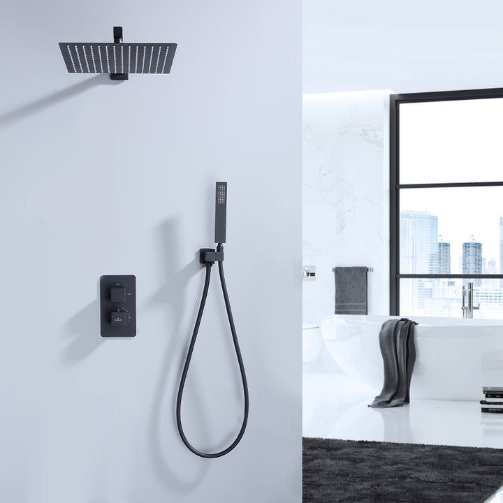 HOMELODY Anti-Scald Recessed Shower Set roxiedaisy Moderne Badezimmer