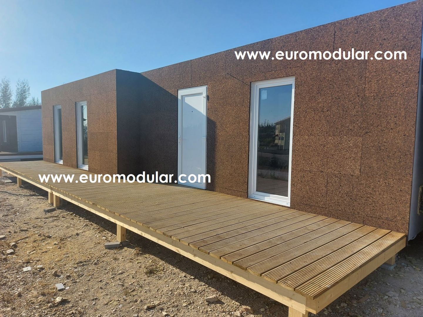 T1 Casa Modular Prefabricada (estrutura metálica) EUROMODULAR Casas pré-fabricadas