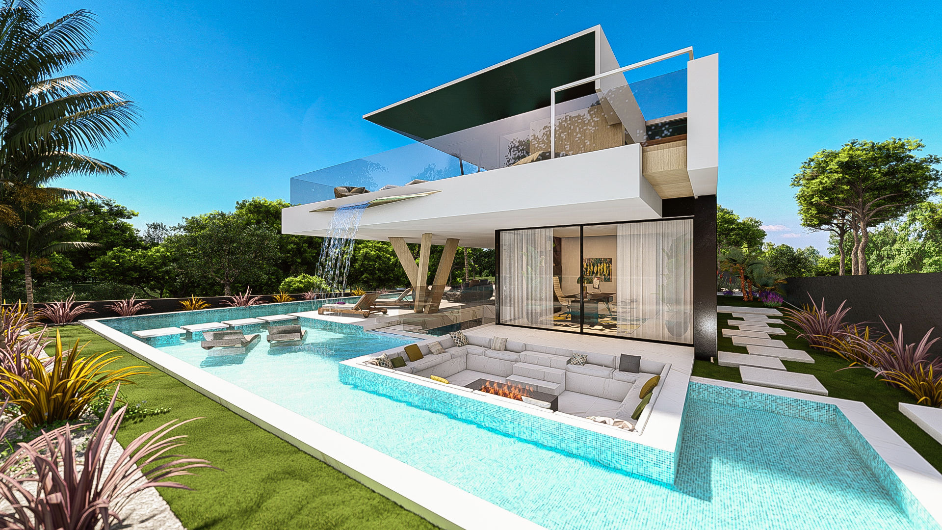 4,5M€ Luxury Modern Villa in Galé, Albufeira, Ana Gonçalves, Interior Designer Ana Gonçalves, Interior Designer فيلا