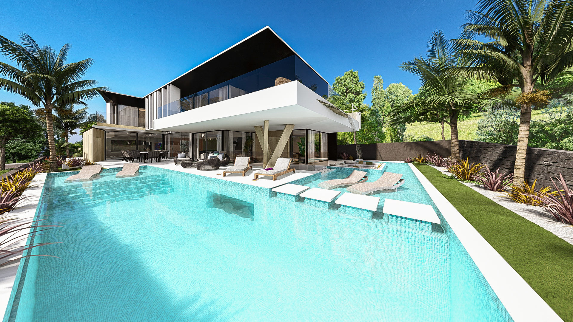 4,5M€ Luxury Modern Villa in Galé, Albufeira, Ana Gonçalves, Interior Designer Ana Gonçalves, Interior Designer فيلا