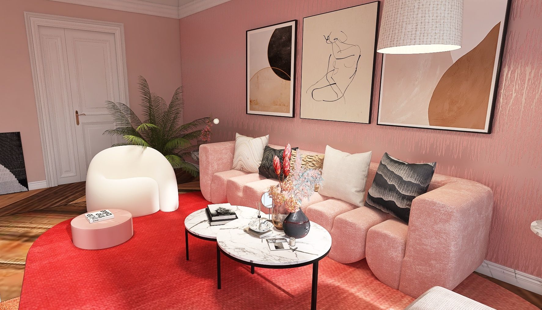 Art déco im Wohnzimmer, Anna Bergner Interior Design Anna Bergner Interior Design Modern living room