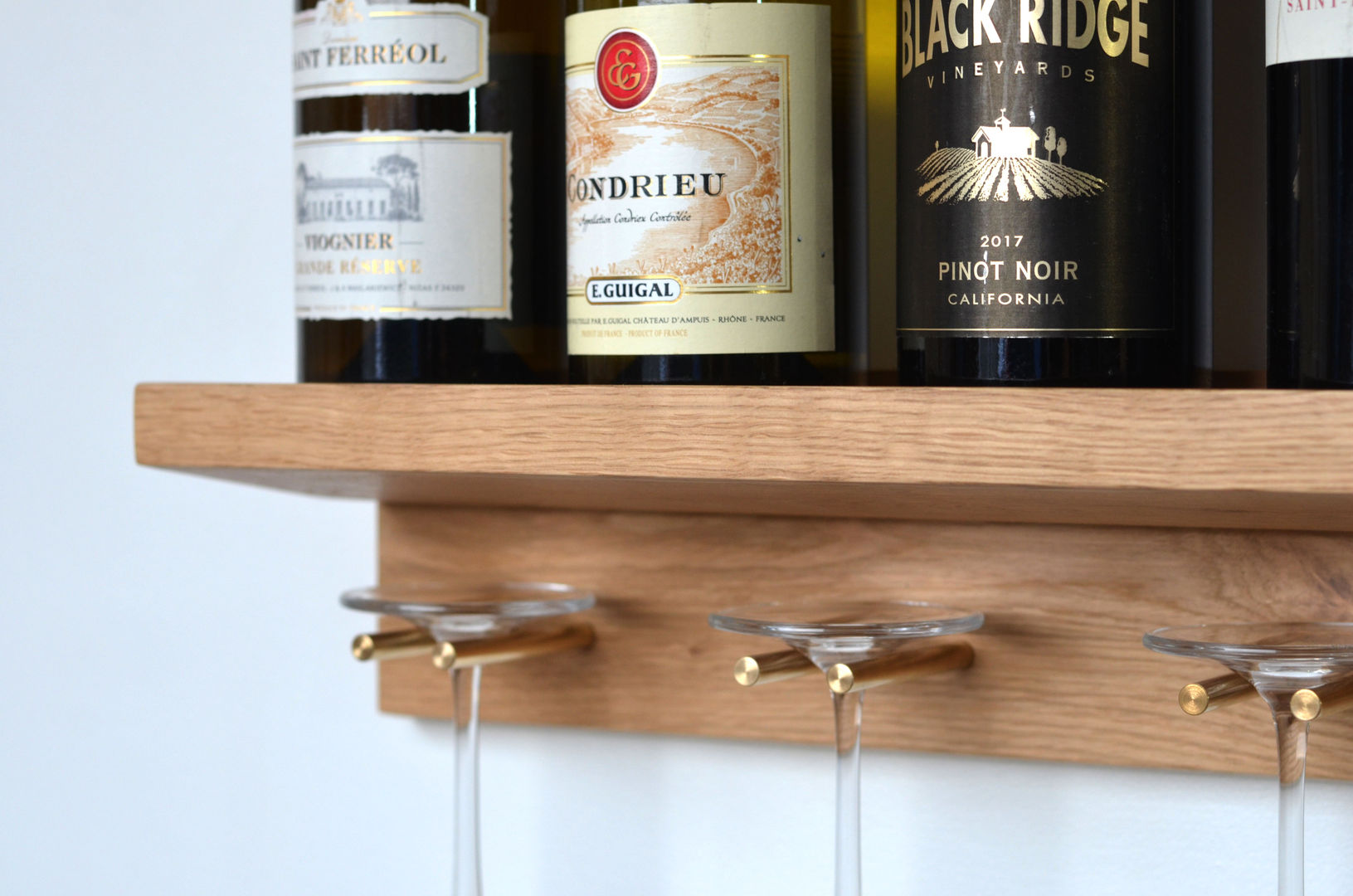 Wooden discount gin shelf