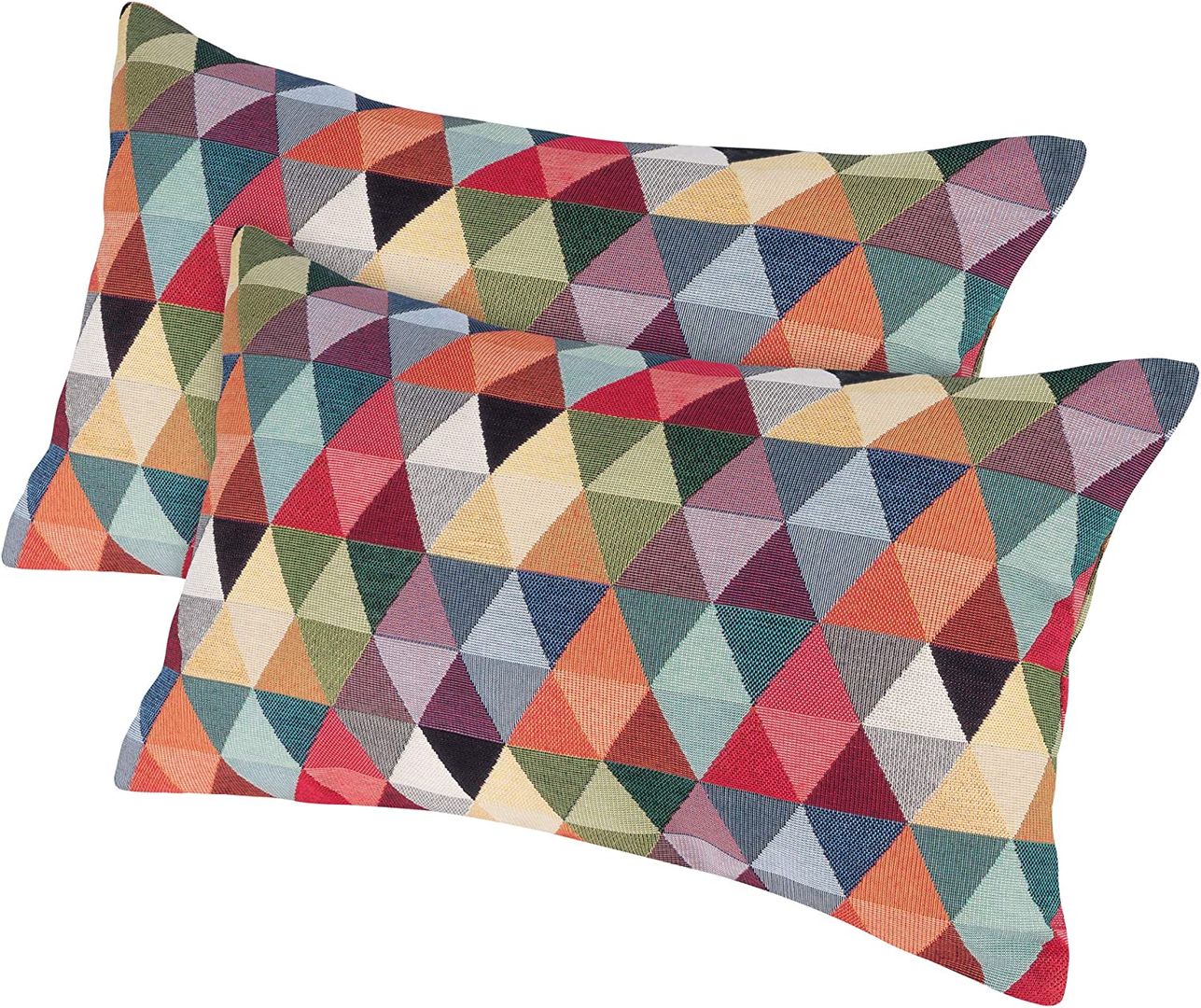 Set of 2 Sofa Cushions Press profile homify Mais espaços Plantar, Retângulo, Travesseiro, Têxtil, Manga, Triângulo, Rosa, Fonte, Água, Árvore