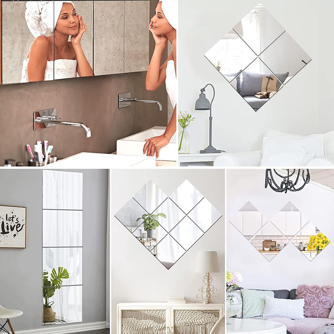 8 Self-Adhesive Tile Mirrors, Press profile homify Press profile homify Weitere Zimmer