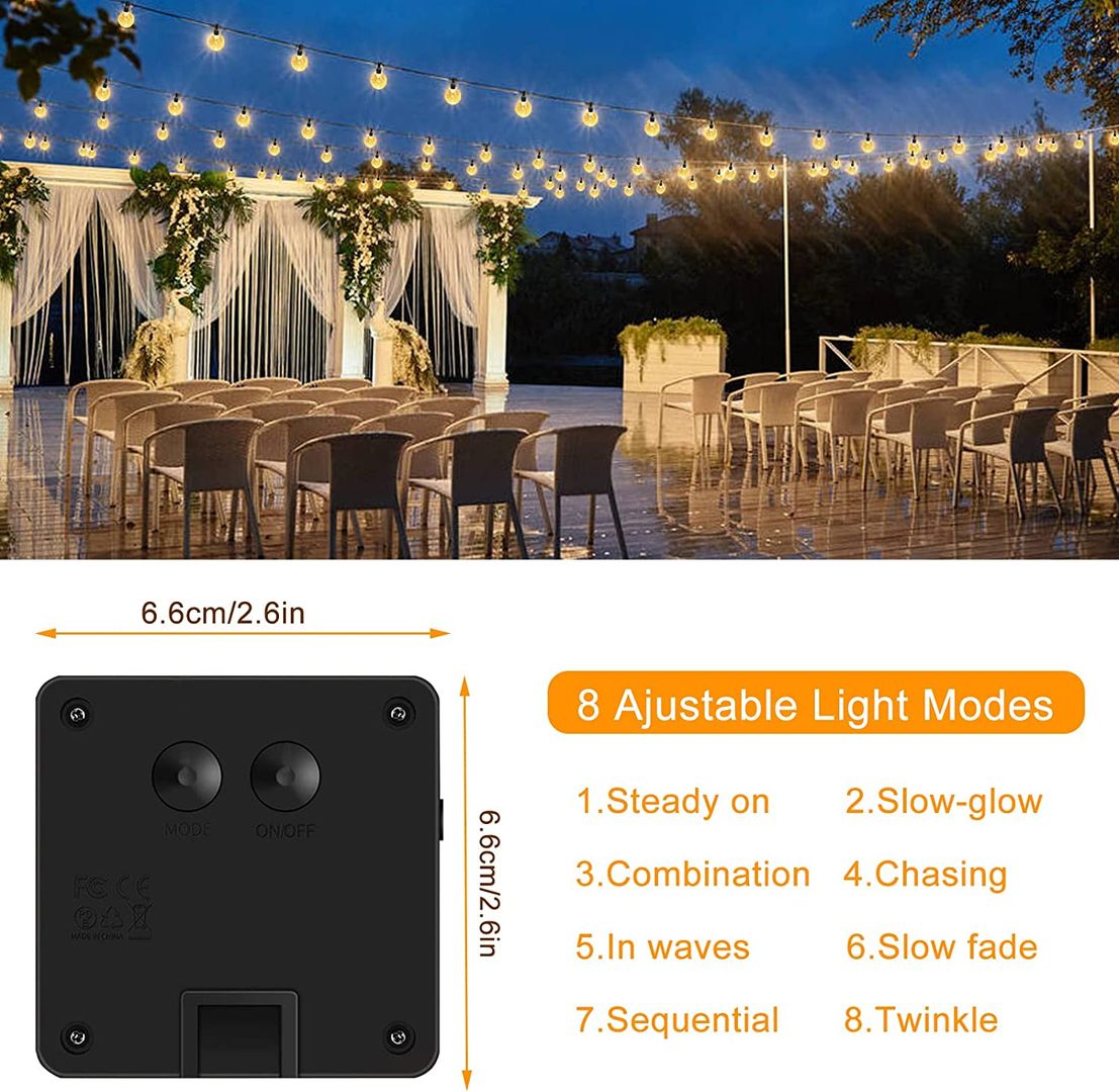 PIKOY Luci Solari Da Giardino Con Sensore Di Movimento - 318 LED, 5 Modalità, Cavo 10m, 2000 Lm - Illuminazione Esterna - 3