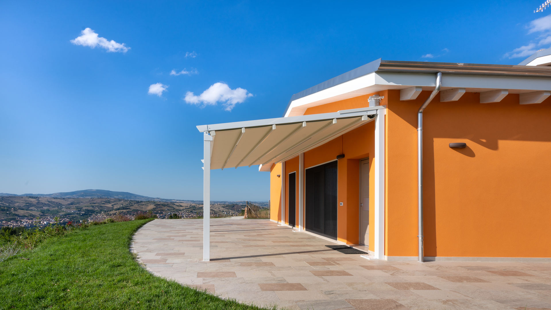 Belle Pergole - Pergola Diletta con telo unico in PVC a Macerata, New Time S.p.A. New Time S.p.A. Sân trước