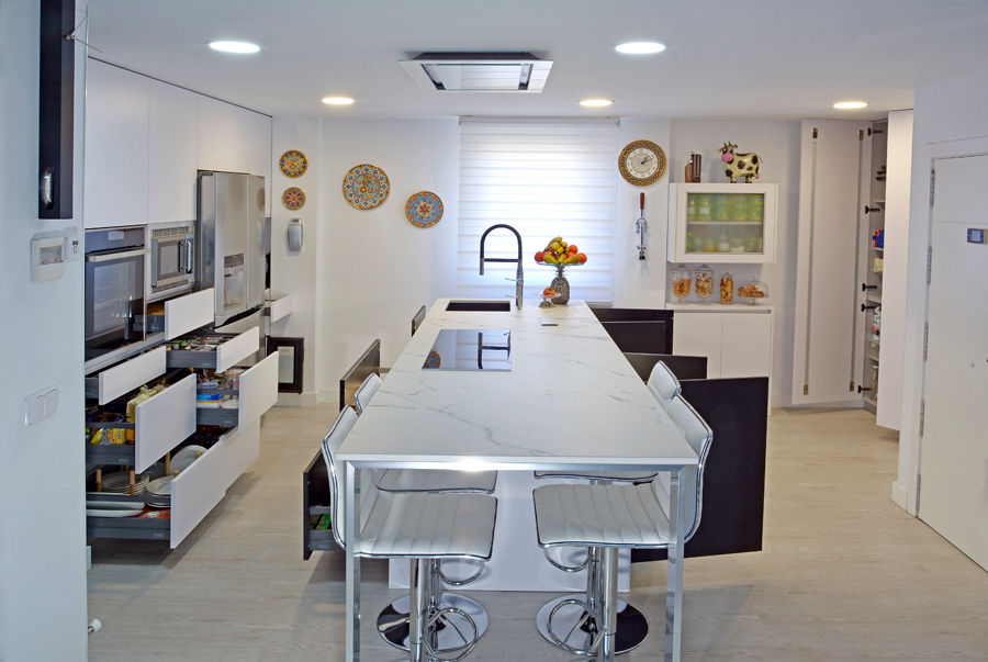 Cocina moderna en el noroeste de Madrid, Davinia | Mobiliario de cocina y armarios Davinia | Mobiliario de cocina y armarios システムキッチン