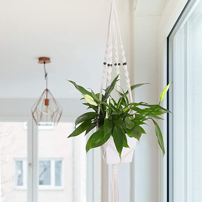 Macrame Hanging Basket, Press profile homify Press profile homify 지중해스타일 벽지 & 바닥