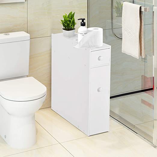 Bathroom Cabinet Narrow, Press profile homify Press profile homify Kamar Mandi Minimalis