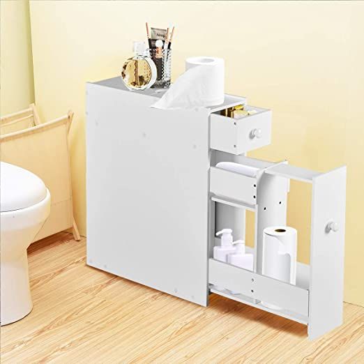 Bathroom Cabinet Narrow, Press profile homify Press profile homify Minimalist style bathroom