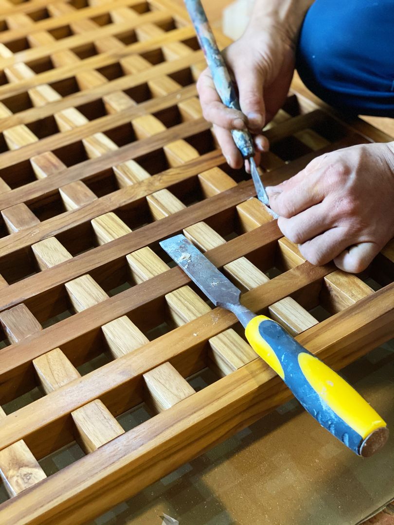 Our top one goal: Client satisfaction Lila & Lin Elektronik Holz Mehrfarbig Wood, Wood stain, Engineering, Art, Hardwood, Machine, Recreation, Artisan, Pattern, Percussion mallet