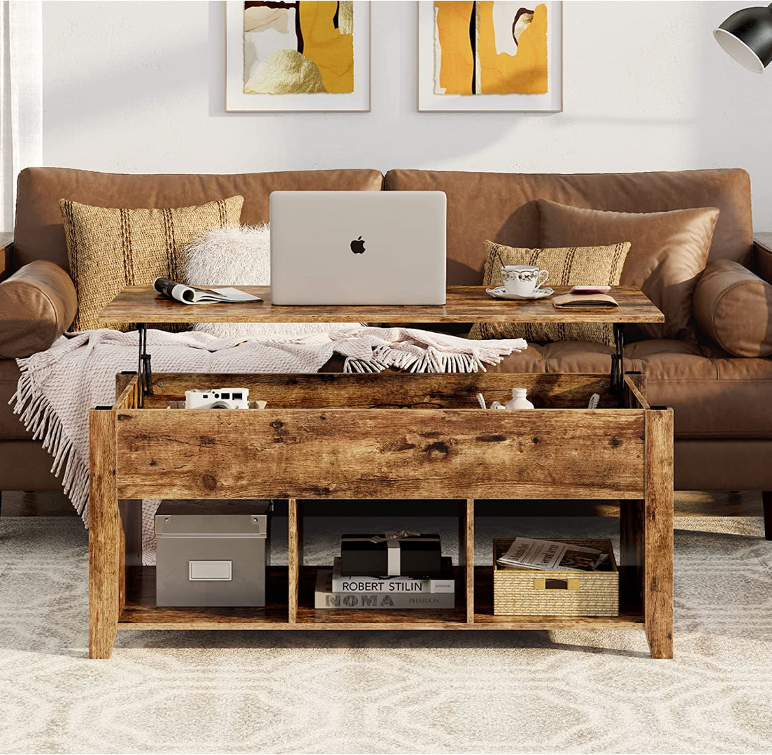 Wood living room table, Press profile homify Press profile homify Salones de estilo moderno