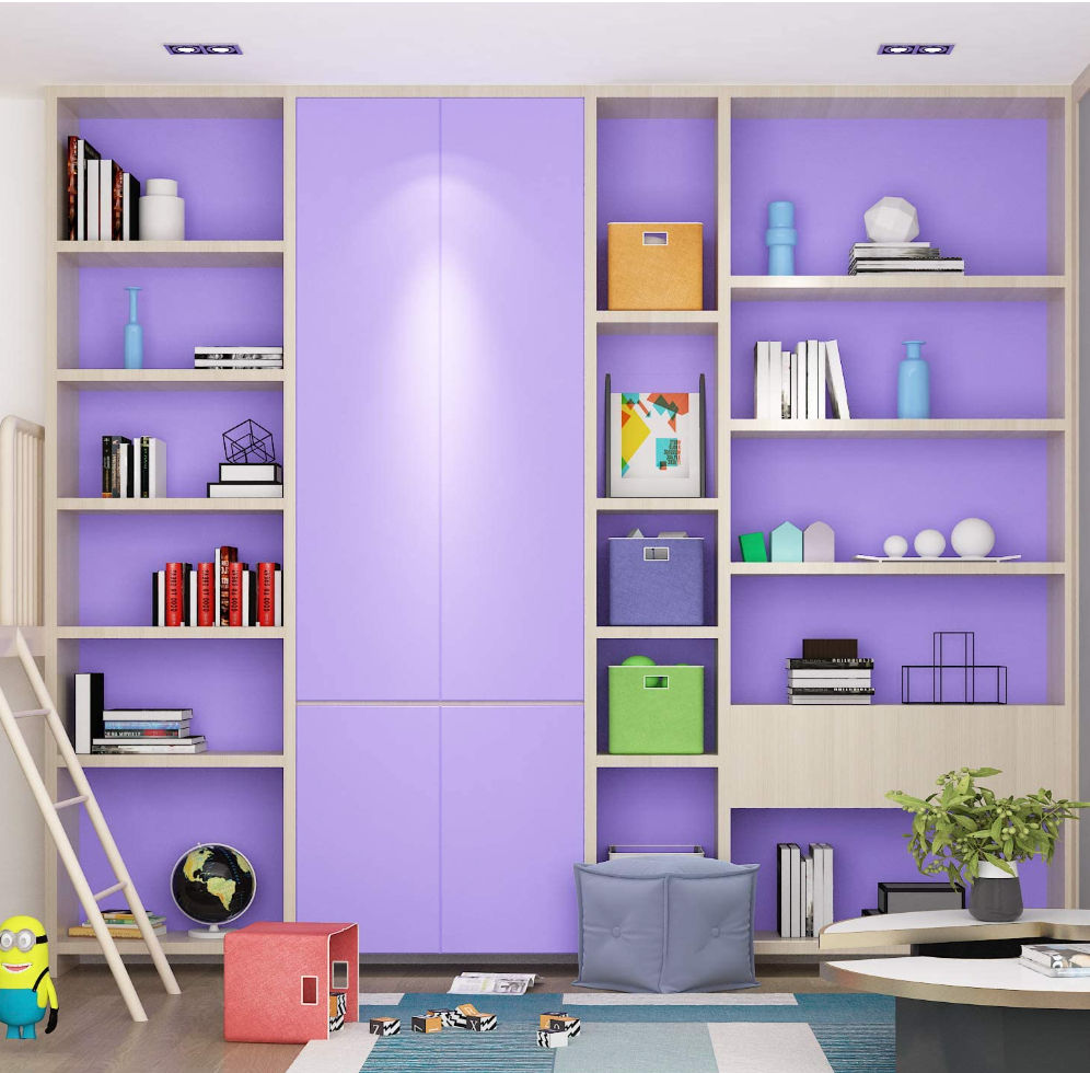 Purple removable wallpaper, Press profile homify Press profile homify その他のスペース